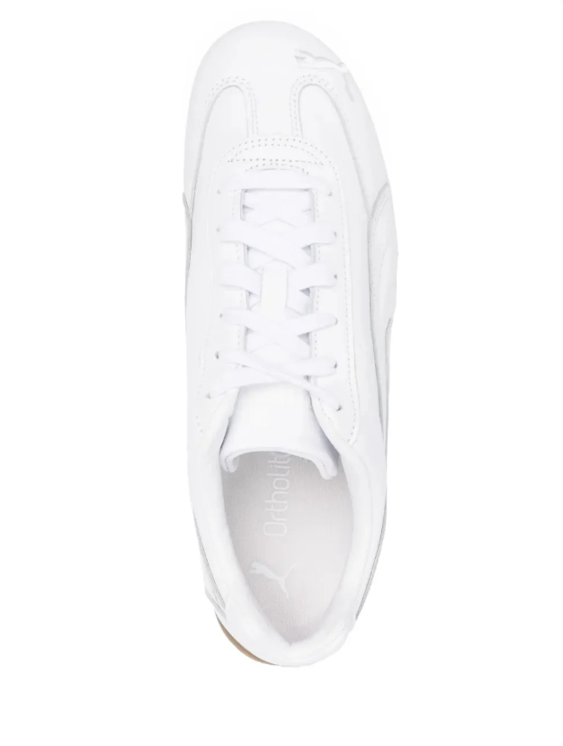 Puma Low-Top Sneakers - White & Gum Sole