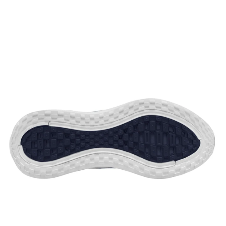 Nike Low-Top Sneakers - White & Navy Sculpted Sole