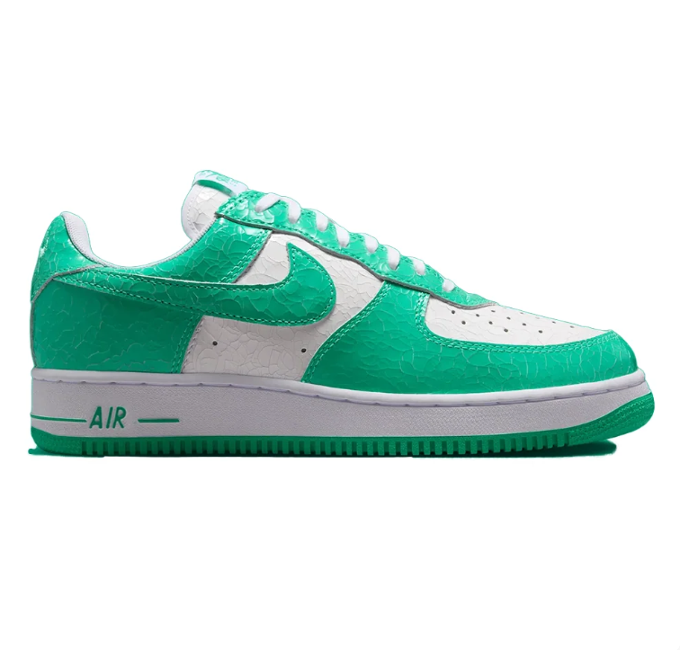 Nike Low-Top Sneakers - Green & White Textured