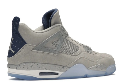 Air Jordan 4 Retro Grey & Ice Blue Sneakers