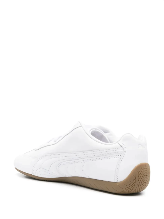 Puma Low-Top Sneakers - White & Gum Sole