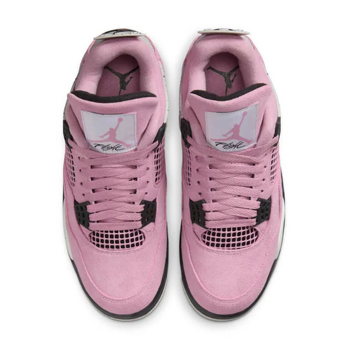 Air Jordan 4 Retro Pink & Grey Sneakers