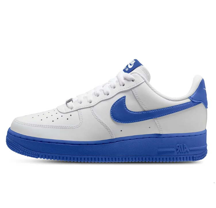 Nike Low-Top Sneakers - White & Royal Blue