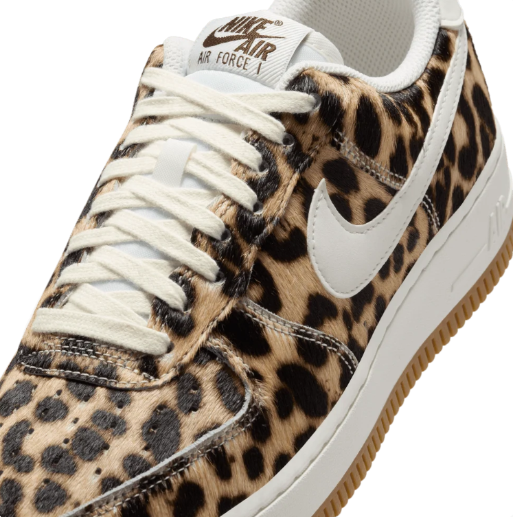 Nike Low-Top Sneakers - Leopard Print & Gum Sole