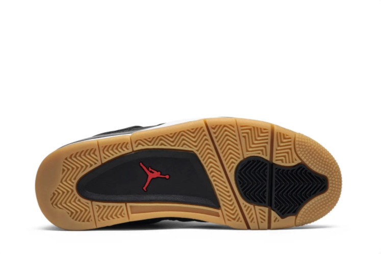 Air Jordan 4 Black / White / Gum Sneakers