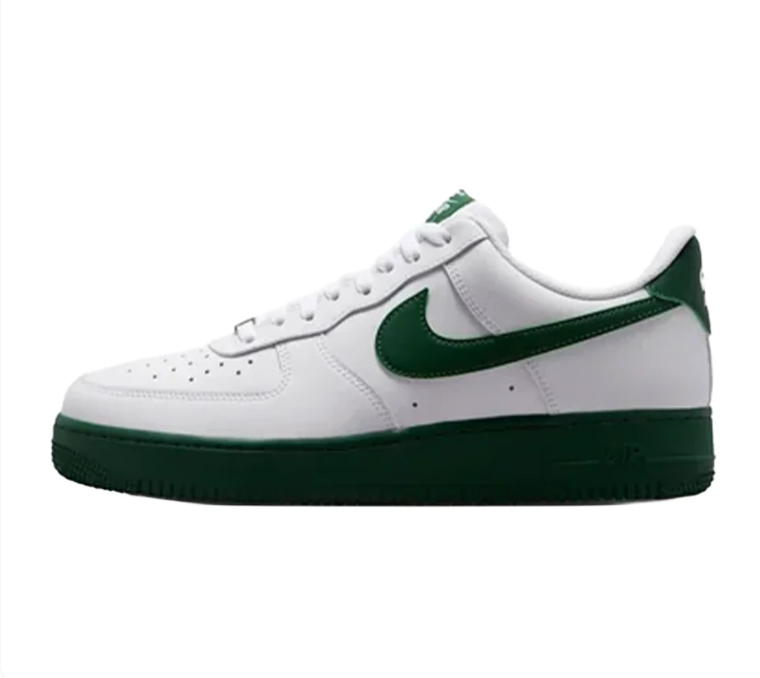 Nike Low-Top Sneakers - White & Dark Green