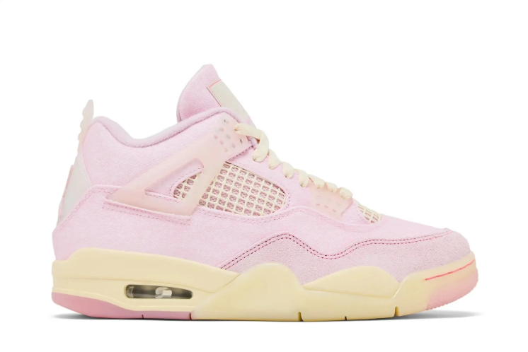 Air Jordan 4 Retro Pastel Pink & Cream Sneakers