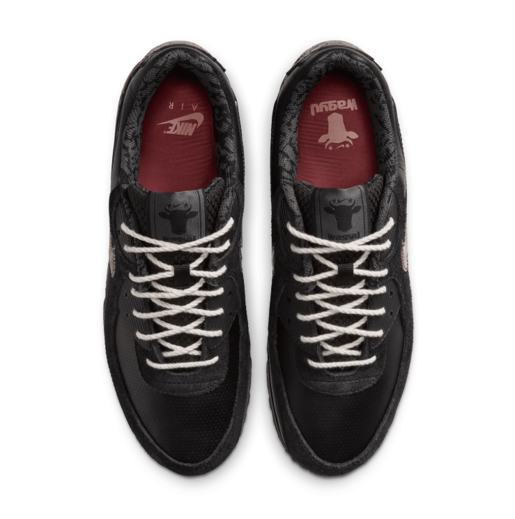 Nike Low-Top Sneakers - Black & Bronze with Cream Laces