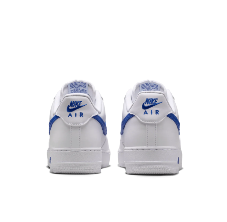 Nike Low-Top Sneakers - White & Royal Blue