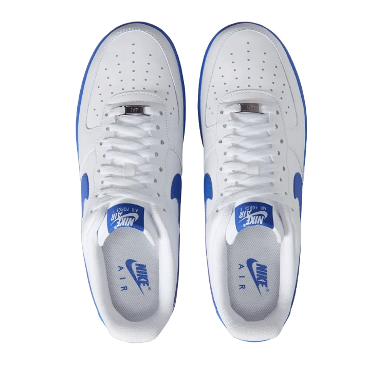 Nike Low-Top Sneakers - White & Royal Blue