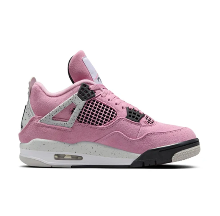 Air Jordan 4 Retro Pink & Grey Sneakers
