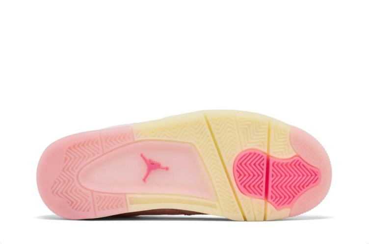 Air Jordan 4 Retro Pastel Pink & Cream Sneakers