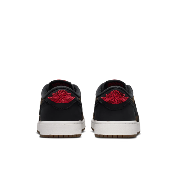 Jordan Low-Top Sneakers - Black & Bronze Graphic Print
